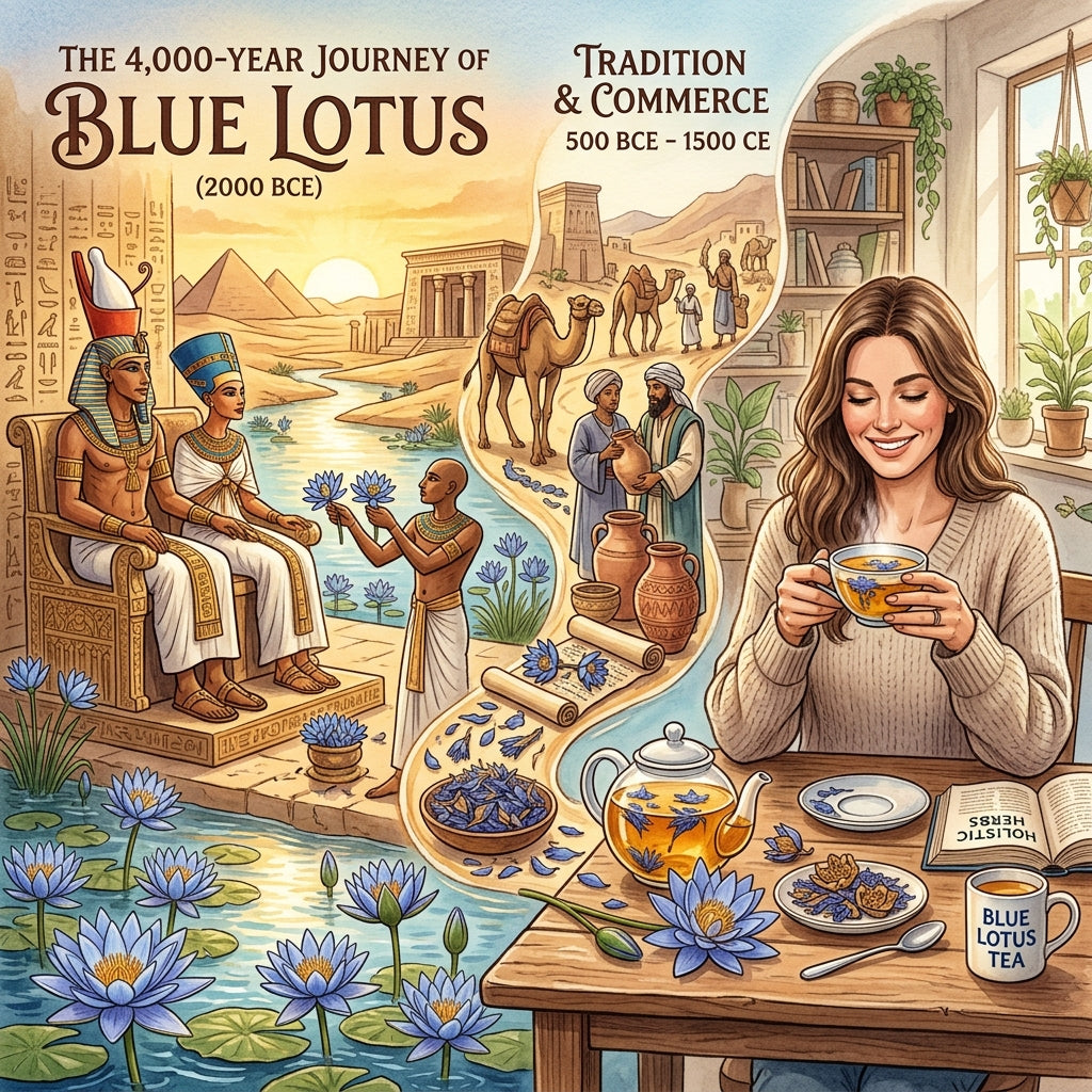 The 4,000-Year Journey of Blue Lotus: From Pharaohs to Your Teacup
