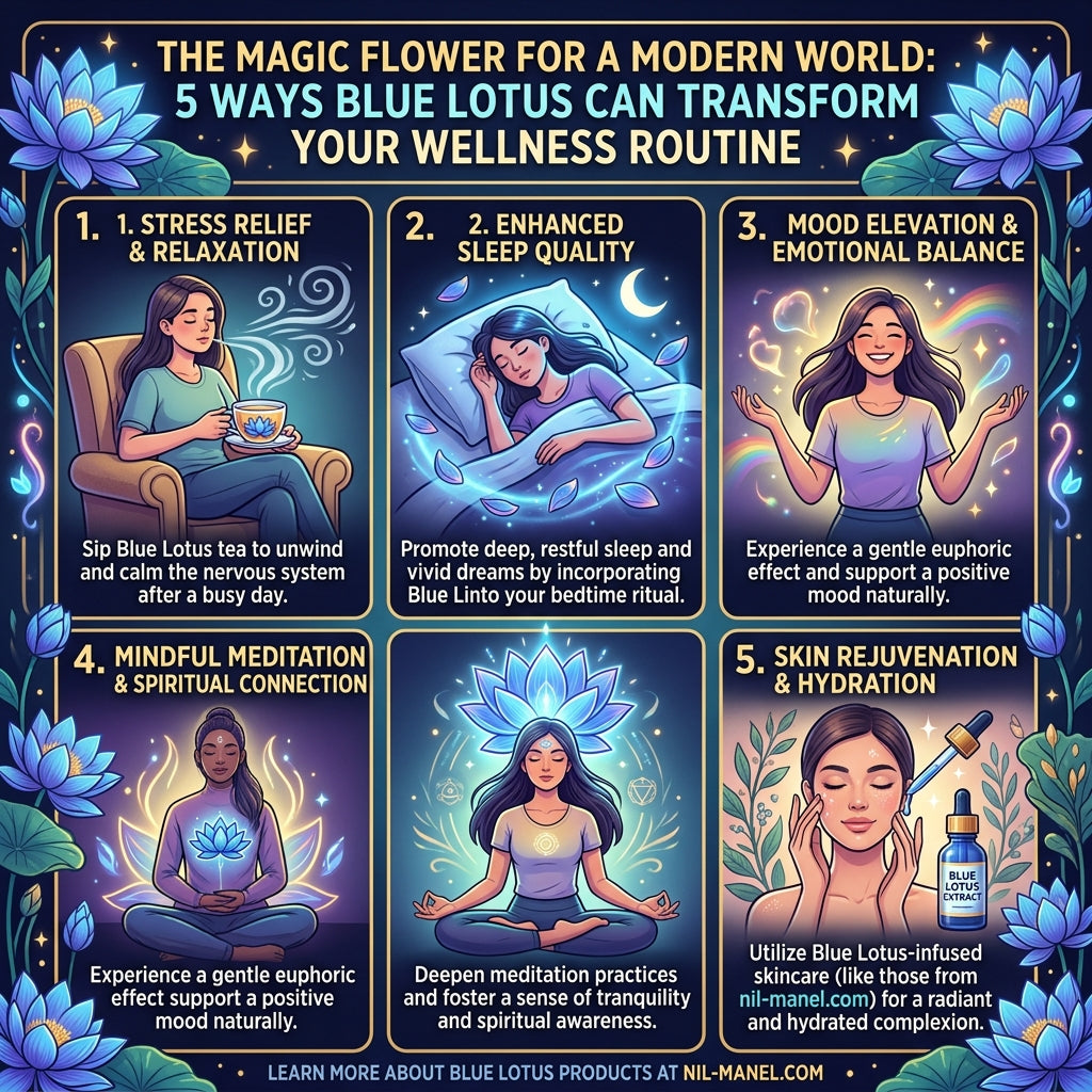 The Magic Flower for a Modern World: 5 Ways Blue Lotus Can Transform Your Wellness Routine