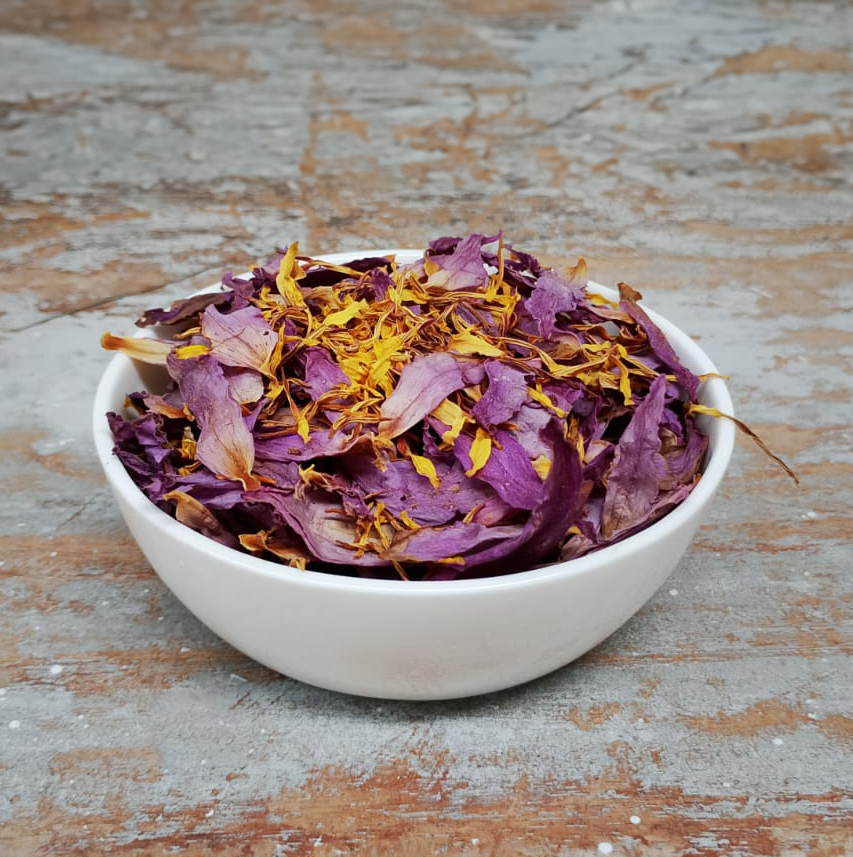 Dried Blue Lotus Flower Petals (Nymphaea caerulea)