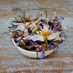 Organic Dried Egyptian Blue Lotus Flower (Nymphaea nouchali) – For Tea, Calm & Daytime Clarity